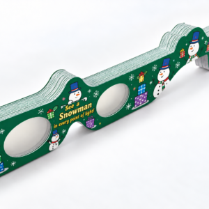 Bundle of x25 Snowman Christmas Glasses